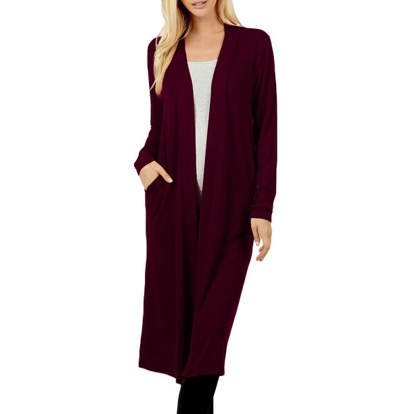womens knee length sweaters