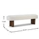 preview thumbnail 70 of 68, Christopher Knight Home - Modern Upholstered Dining Bench with Padded Seating