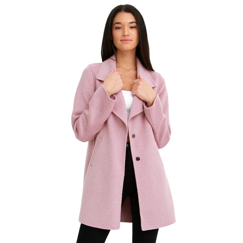 Ex-Boyfriend Wool Blend Oversized Jacket - XS - Lilac