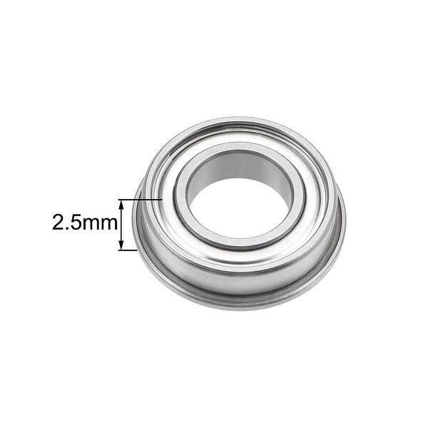 3x6x2.5 mm 5 PCS MF63zz Flange Metal Double Shielded Ball Bearing Bearings