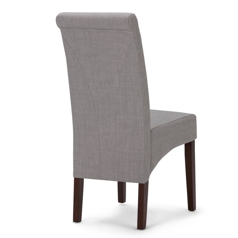 WYNDENHALL Franklin Transitional Deluxe Parson Dining Chair (Set of 2) - 17.7"w x 19.7"d x 40.2"h