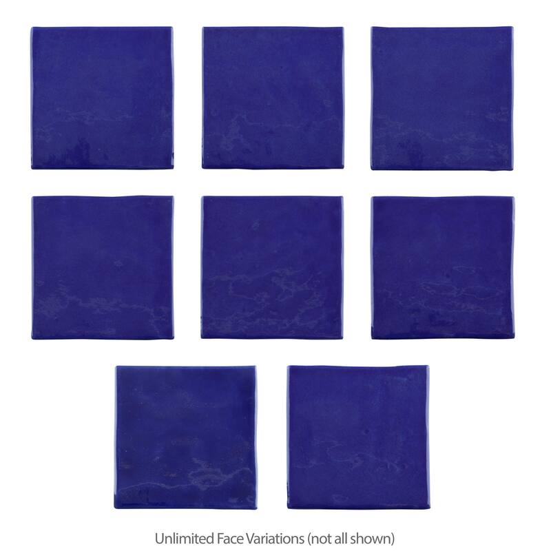 Merola Tile Viva Azul 4" x 4" Ceramic Wall Tile