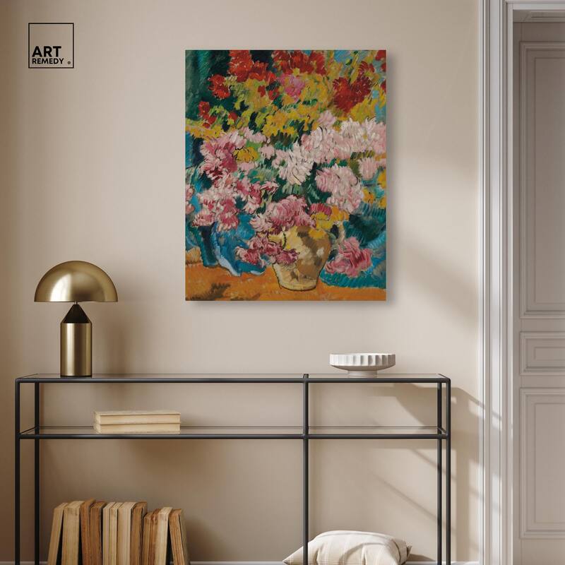 Give him Flores Canvas by Art Remedy, Gallery Wrapped