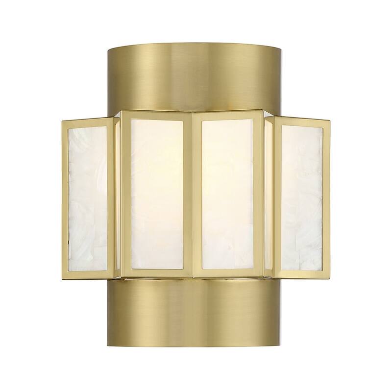 Savoy House 9-3164-2 Gideon 2 Light 11" Tall Wall Sconce - Warm Brass