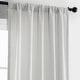 preview thumbnail 6 of 40, Exclusive Fabrics Simply Faux Linen Curtains - 2 Panels - Light Filtering Window Curtains