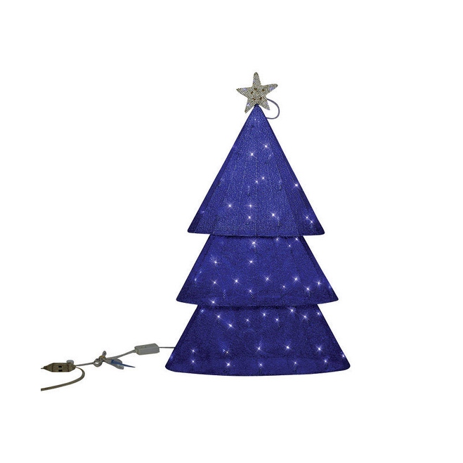 Sylvania V54355 71 Illuminet Christmas LED Yard Tree Art Mesh Blue 36 Bed Bath Beyond 25605411