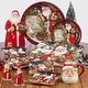 preview thumbnail 4 of 4, Certified International Magic Of Christmas Santa 6-inch Canape/Luncheon Plates (Set of 4)