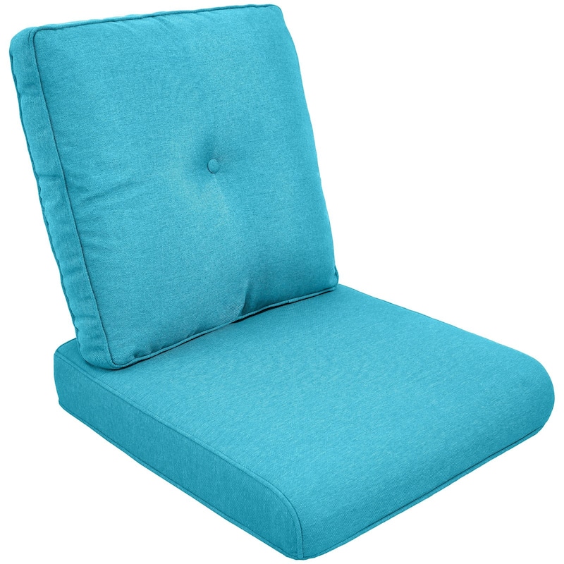 Gymojoy Pillow and Cushion Set Deep Seat Indoor/Outdoor - 25" x 22" x 4"