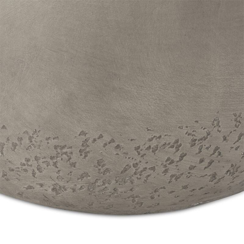 Drum Shape Concrete Side Table