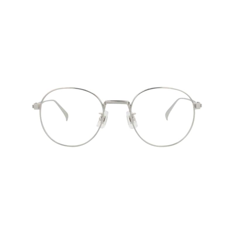 Dunhill Round-Frame Titanium Optical Frames - Silver Silver Transparent - Silver