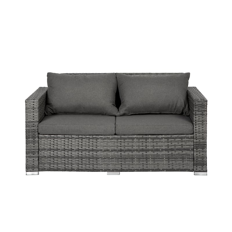 Landon 4-piece Wicker Outdoor Patio Furniture Set with Cushions