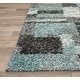 preview thumbnail 8 of 54, World Rug Gallery Distressed Modern Boxes Plush Shag Area Rug