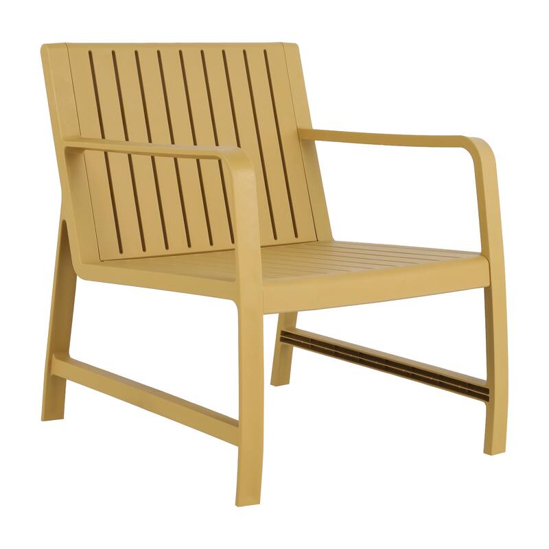 Malwee Indoor/Outdoor Furniture Chair Set with Table, All-Weather UV Resistant PP Material, for Garden, Balcony & Living Room