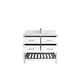 preview thumbnail 79 of 128, Willow Collections 42 x 22 Parker Single Bowl Sink Bathroom Vanity with 2 in Quartz