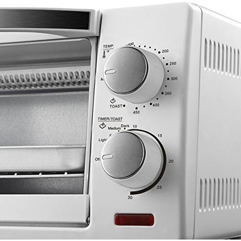 Emerson 4 Slice 1000w Countertop Toaster Oven White Er101002 4 Slice 1000w Countertop Toaster Oven