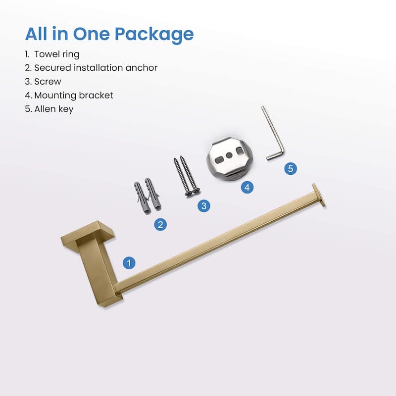 Cube 10 inch Bathroom Towel Bar