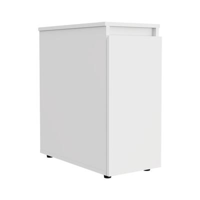 TUHOME Ventus Bathroom Storage Cabinet with Liftable Top and Drawer