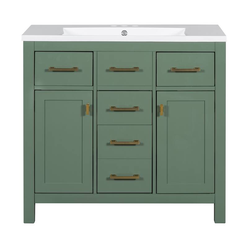36" Bathroon Storage Cabinet Vanity