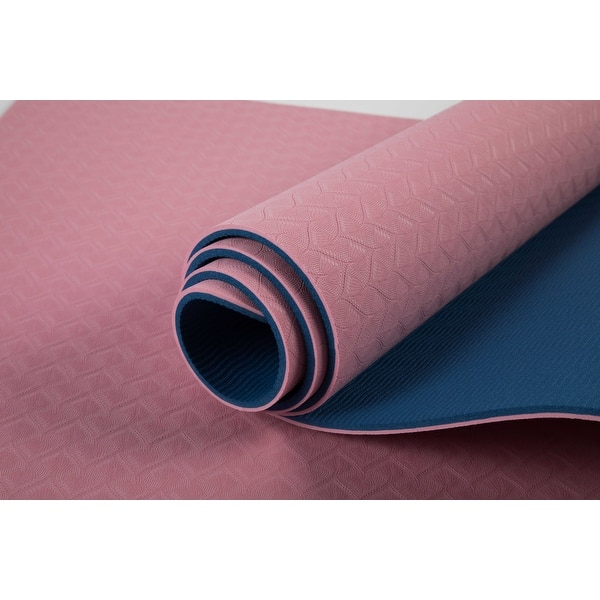 Hoofdkwartier wees gegroet gemak Premium 6mm Print Extra Thick Non Slip Exercise & Fitness Mat Yoga Gym Mat  - Overstock - 34557971