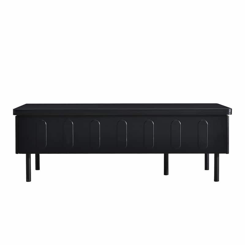 Lift-Top Coffee Table with 2 Drawers