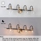 preview thumbnail 6 of 36, Modern 1/2/3/4 Lights Black Gold Bathroom Vanity Light Fixture Farmhouse Wall Sconce Light for Bathroom