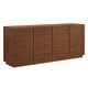 preview thumbnail 2 of 18, Render 4-Door Fluted Sideboard Cabinet TV Stand