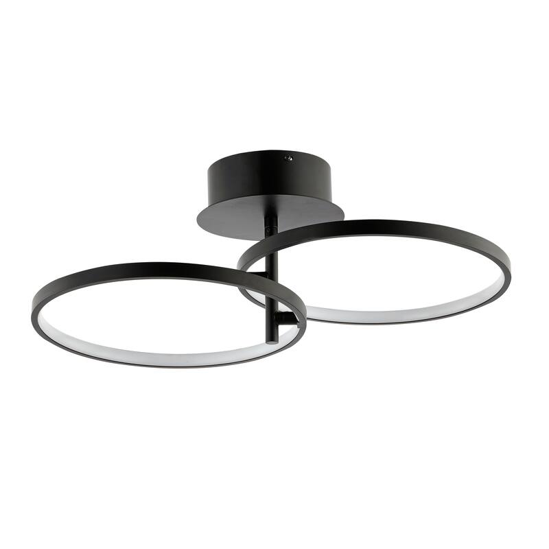 SAFAVIEH Reyah LED 12-inch Flush Mount - 11"W x 11"D x 7"H