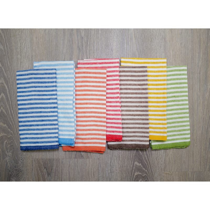 Caravan Ticking Stripe Napkins - Set of 4