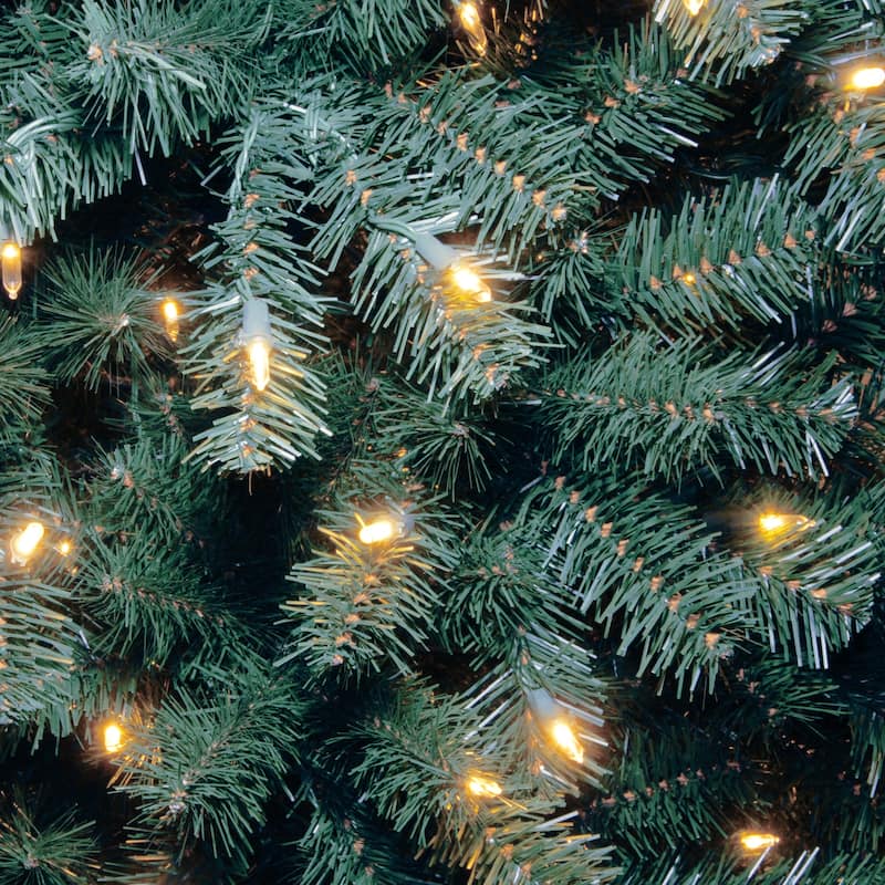 National Tree Company 6.5 ft. North Valley Blue Spruce Holiday Tree with Clear Lights - 6.5 Foot