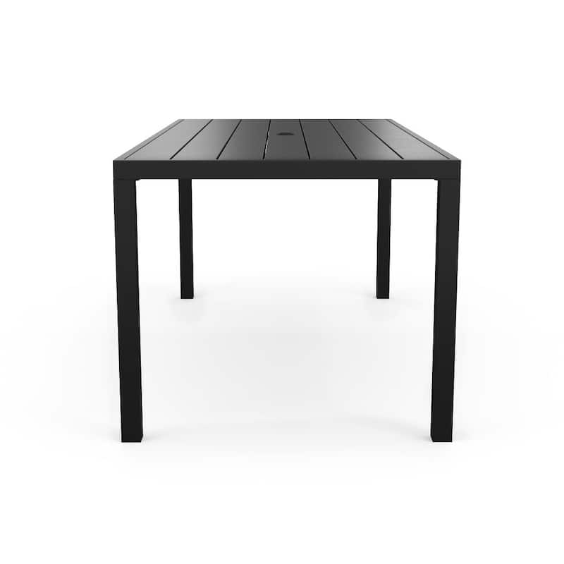 Martha Stewart 9-Piece All-Weather Steel Patio Dining Set - 72"D x 35.25"W x 30"H