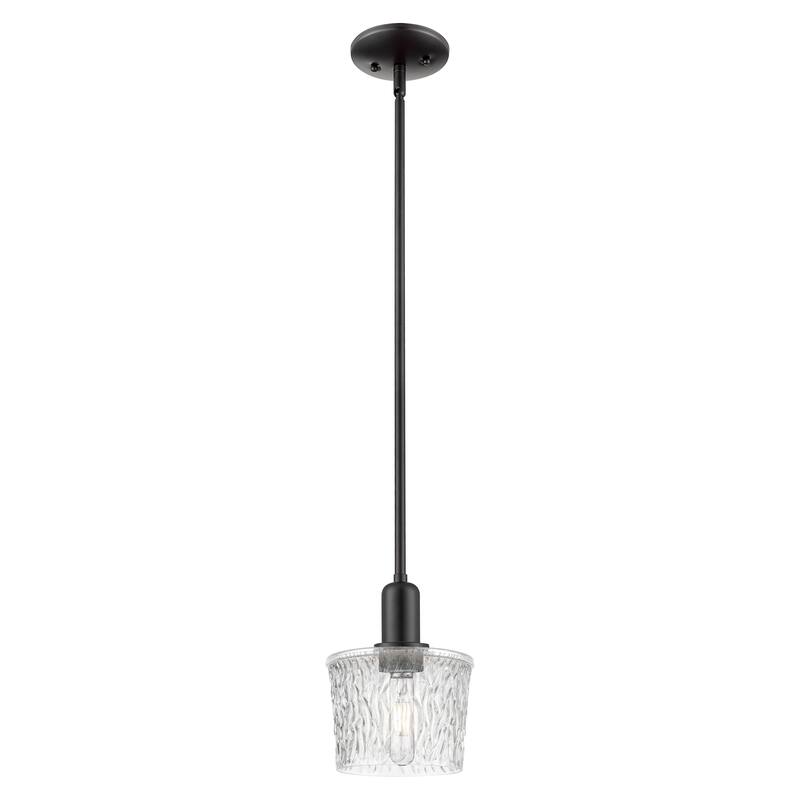 Innovations Lighting Endless Possibilities Arcadia - Niagara - 1 Light 7" Stem Hung Mini Pendant - Matte Black