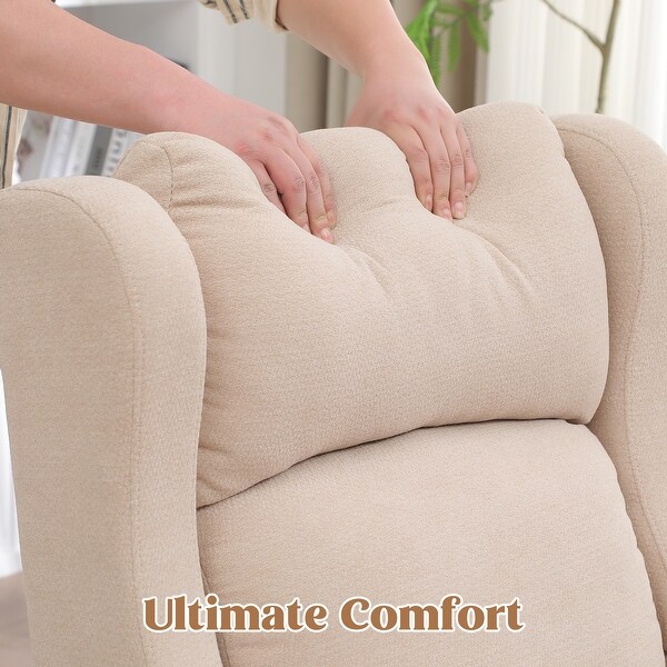 □Mother＆Chaild◇Ｉ.P.Ｉrminger◇２３cm◇ Nursing Rocking Chairs for Mom Nursery,Comfy Wingback Glider