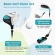 preview thumbnail 8 of 21, Junior Complete Golf Club Set Right Hand with Rain Hood for Kids - 8.5" x 5.5"