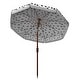 preview thumbnail 5 of 7, SAFAVIEH Outdoor Sydney 6.5-Foot Tilt Beach Umbrella