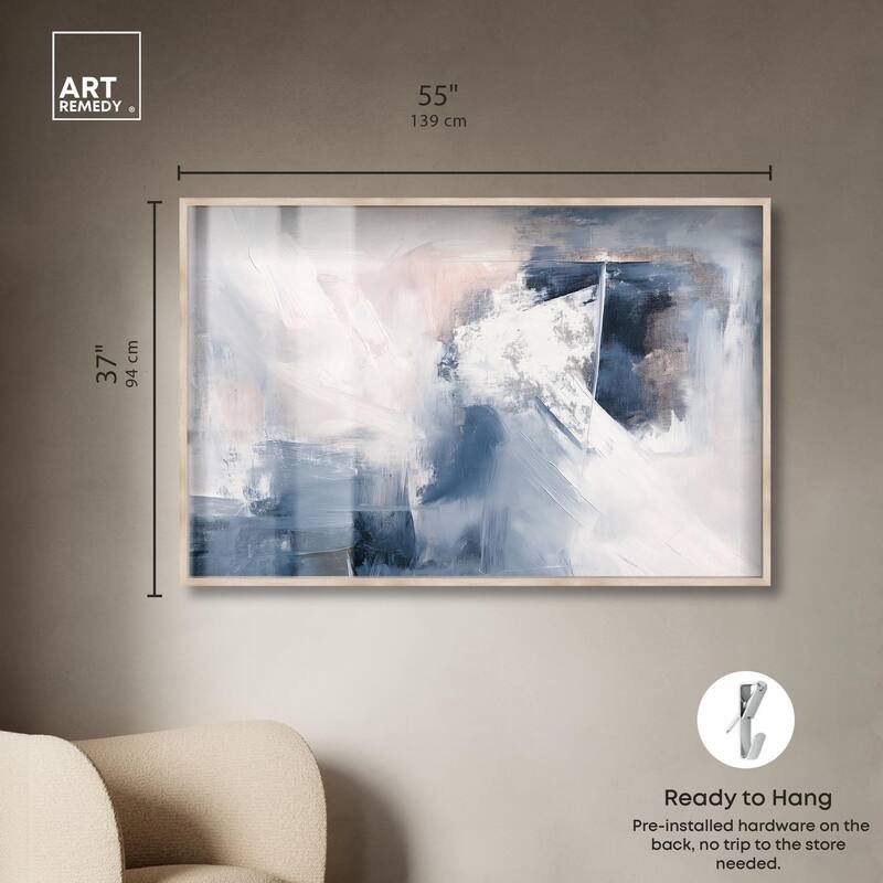 Blue Rapture II Shadowbox by Art Remedy