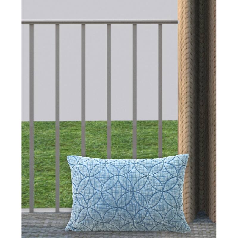 Linden Street Textured Quilted Pattern Decorative Pillow, 14''X20''