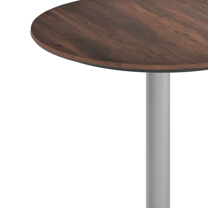 Commercial All-Weather HPL Tabletop with Round Base