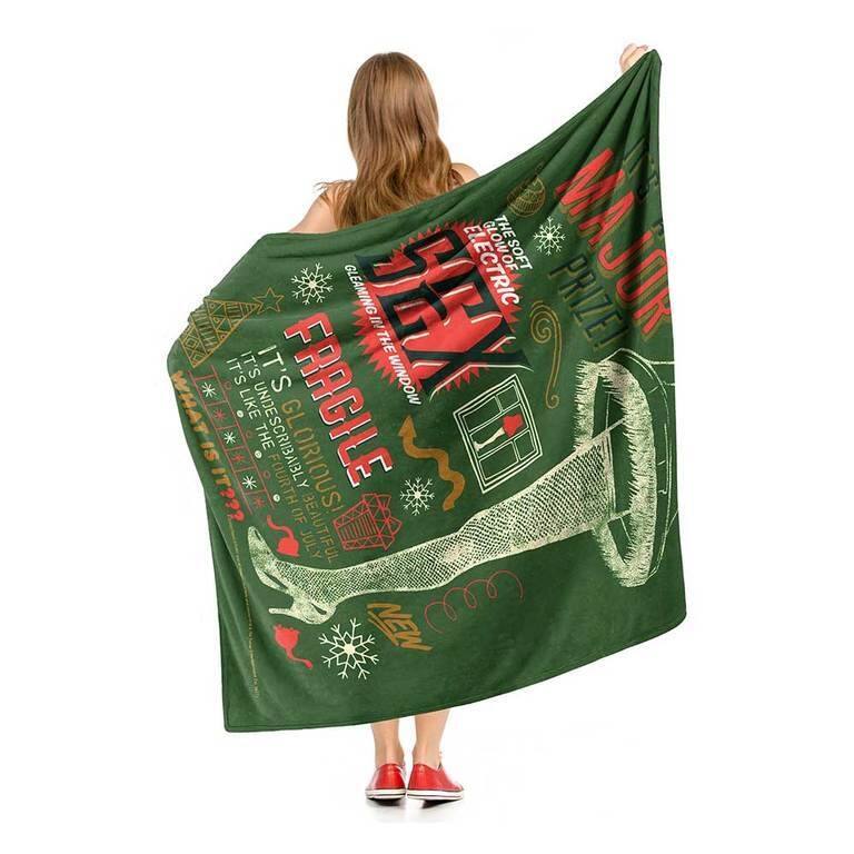 Warner Brothers A Christmas Story Silk Touch Throw Blanket