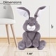 preview thumbnail 3 of 3, Dimple Milo Animated Peek-a-Boo Bunny - Singing Plush Toy for Babies and Toddlers, Grey, Ages 0 and Up