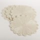 Beaded Placemats With Flower Design (Set of 4) - Ivory - Set of 4