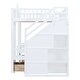preview thumbnail 13 of 38, Impression & Beautiful Full-Over-Full Bunk Bed with Changeable Table, Bunk Bed