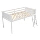 preview thumbnail 20 of 21, Twin Size Wood Low Loft Bed with Ladder, ladder can be placed on the left or right