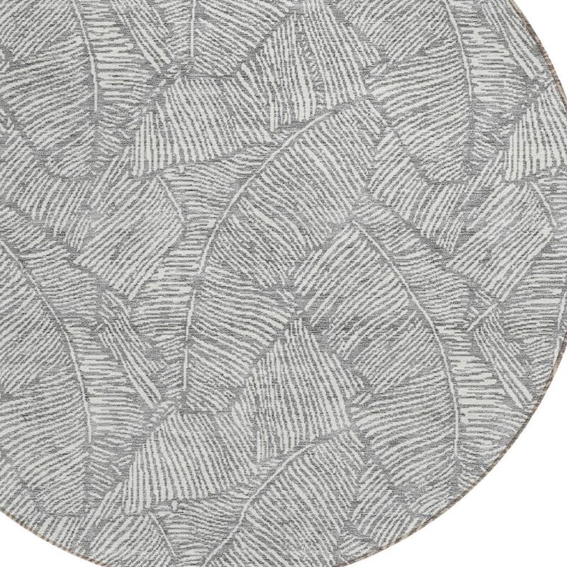 HomeRoots Floral Transitional Rectangle Outdoor Rug