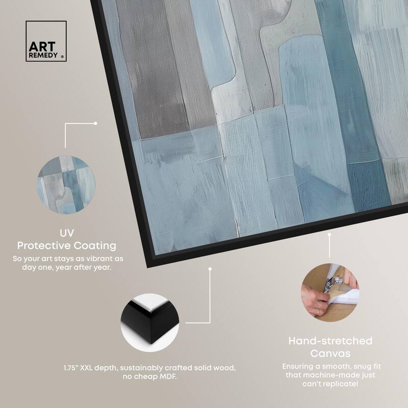 Tessellated Tones II Canvas by Art Remedy