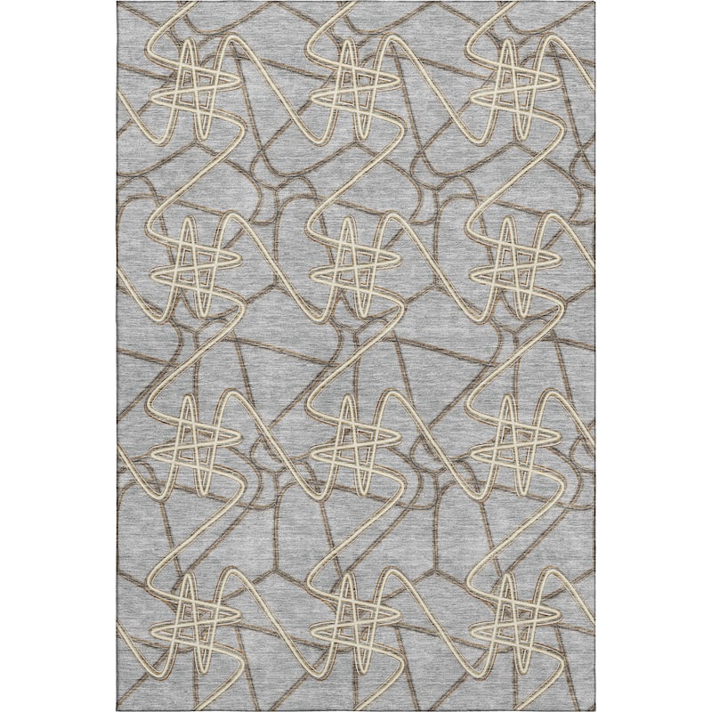 Premium Washable Super Soft Modern Maze Mayfield Rug