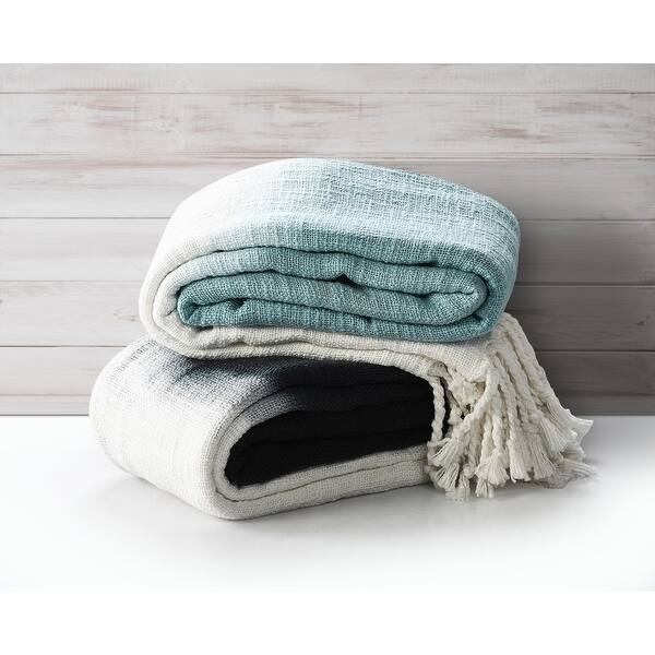 LR Home Shibori Sweet Slub Throw Blanket Linen 50 x 60 LR Home Shibori Sweet Slub Throw Blanket Linen 50 x 60