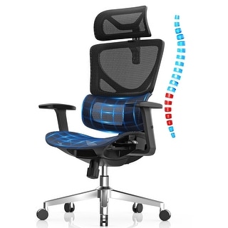 CabeVibe Ergonomic Home Office Desk Chair with 4 Angles Recline & 2D Headrest