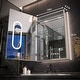 preview thumbnail 58 of 79, Modland 24"-42W x 36"H LED Medicine Cabinet Mirror with USB Charging,5x Makeup Mirror