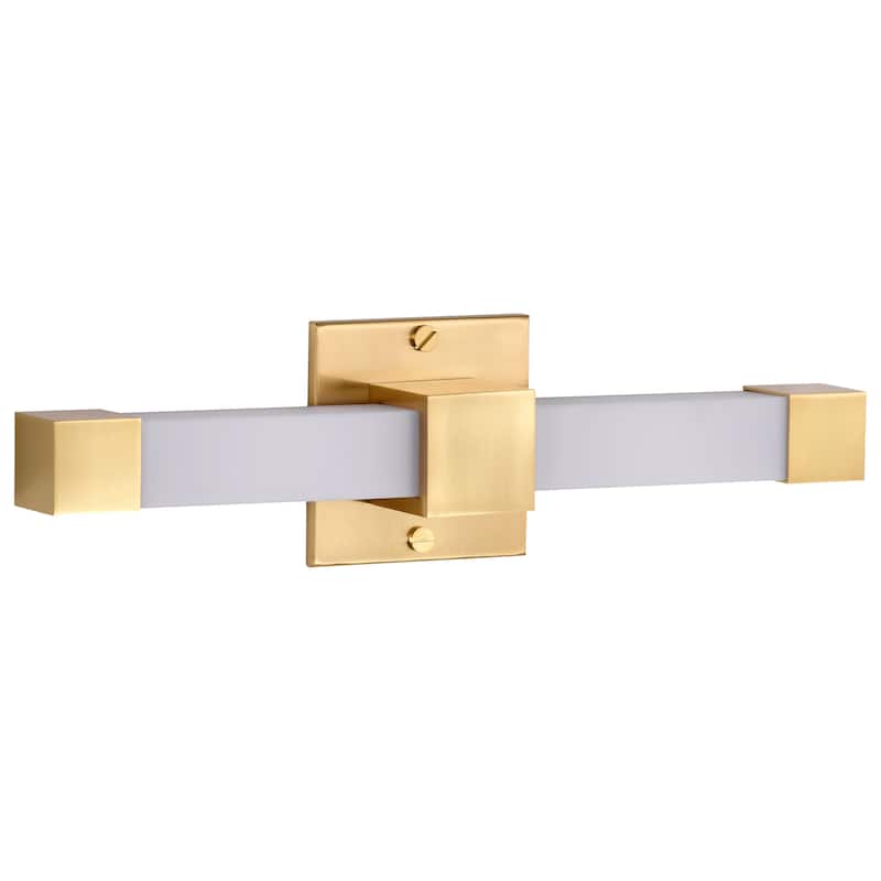 Brightwyn 16 Inch LED Vanity Brushed Brass Finish - Brushed Brass