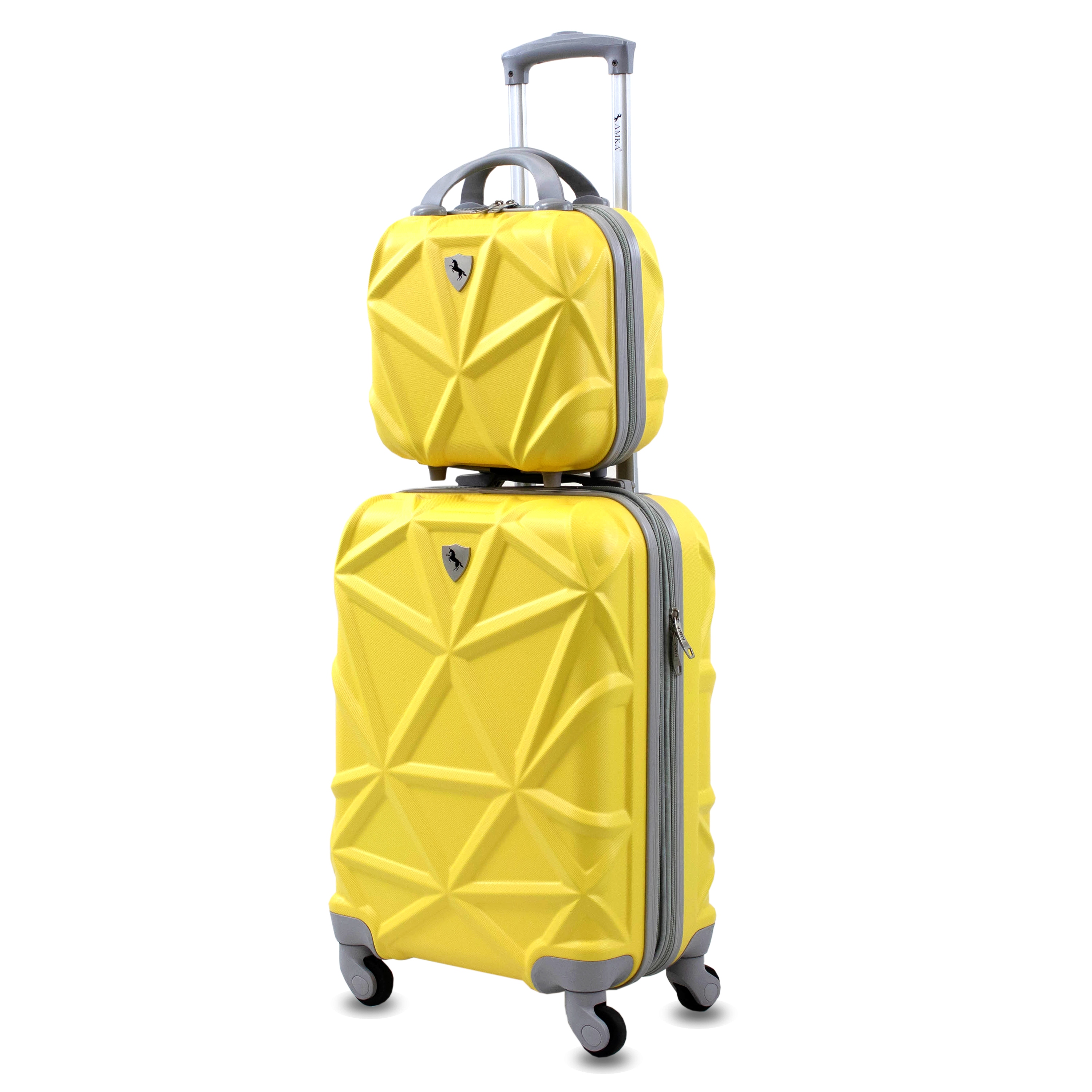 AMKA Gem 2 Piece Carry On 20 12 Cosmetic Weekender Luggage Set As Is Item Bed Bath Beyond 34794745